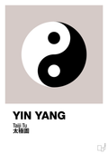 plakat: yin yang - broken beige-Alternativ-A1two3