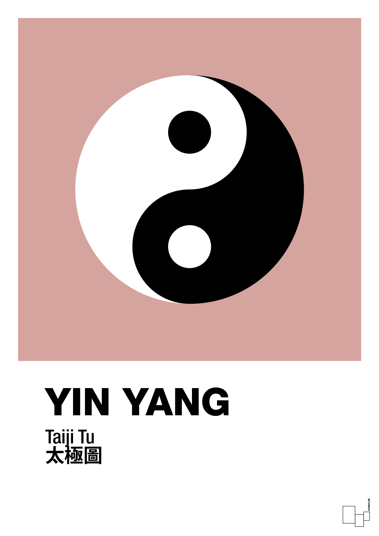 plakat: yin yang - bubble shell-Alternativ-A1two3