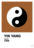 plakat: yin yang - cognac-Alternativ-A1two3