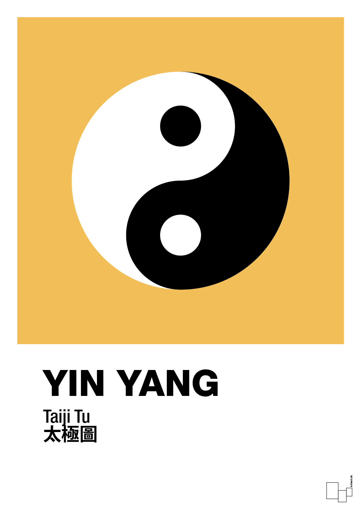 plakat: yin yang - honeycomb-Alternativ-A1two3