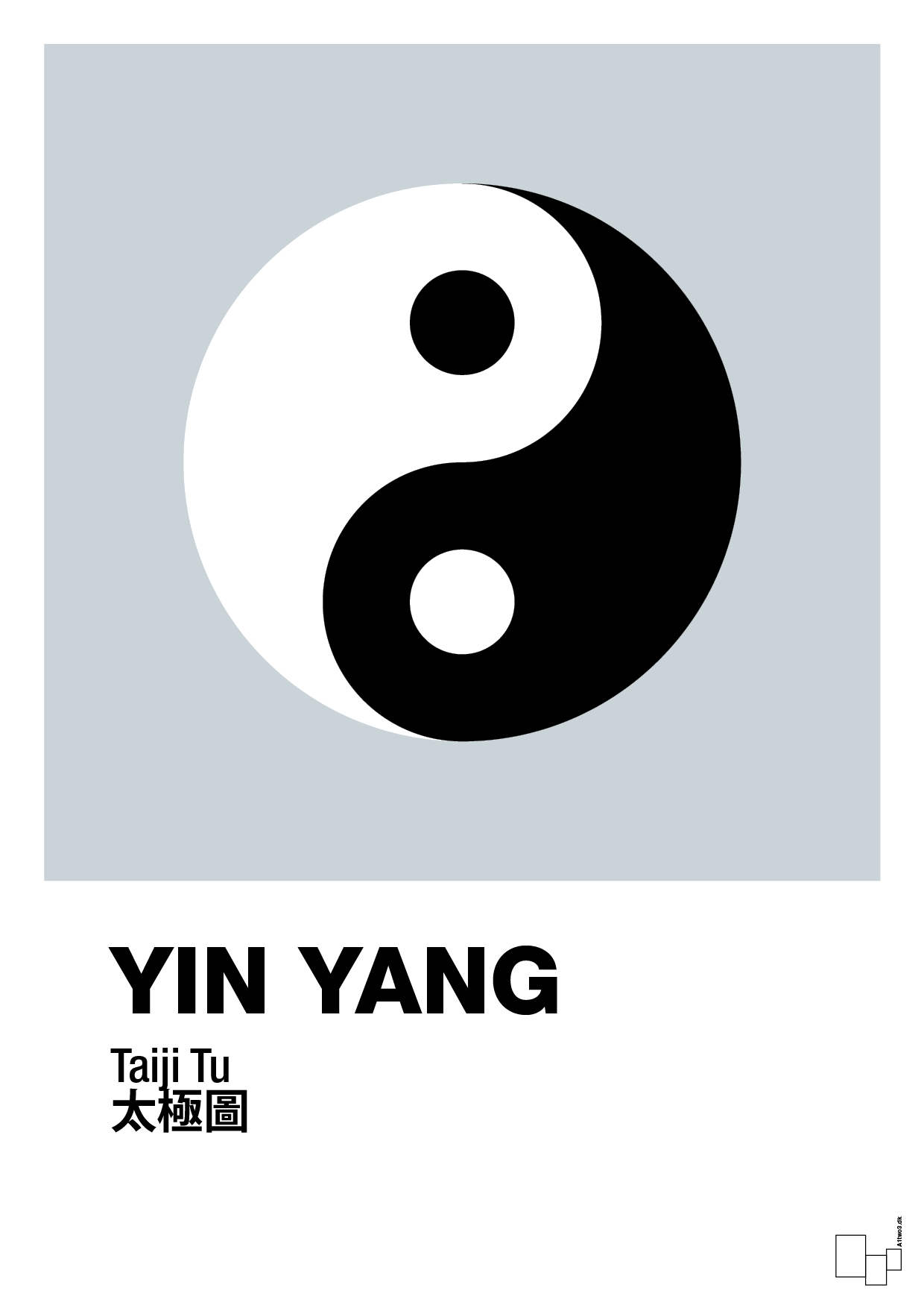 plakat: yin yang - light drizzle-Alternativ-A1two3