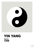 plakat: yin yang - painters white-Alternativ-A1two3