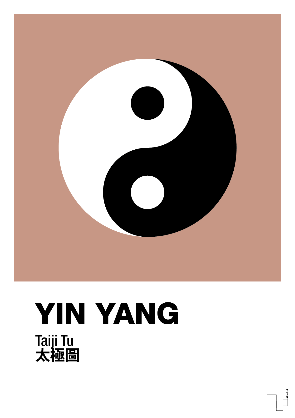 plakat: yin yang - powder-Alternativ-A1two3