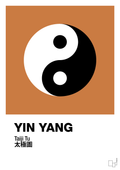 plakat: yin yang - rumba orange-Alternativ-A1two3
