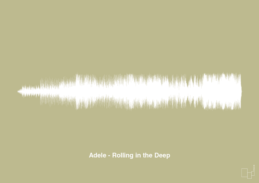 plakat: adele - rolling in the deep - back to nature-Soundwave-A1two3