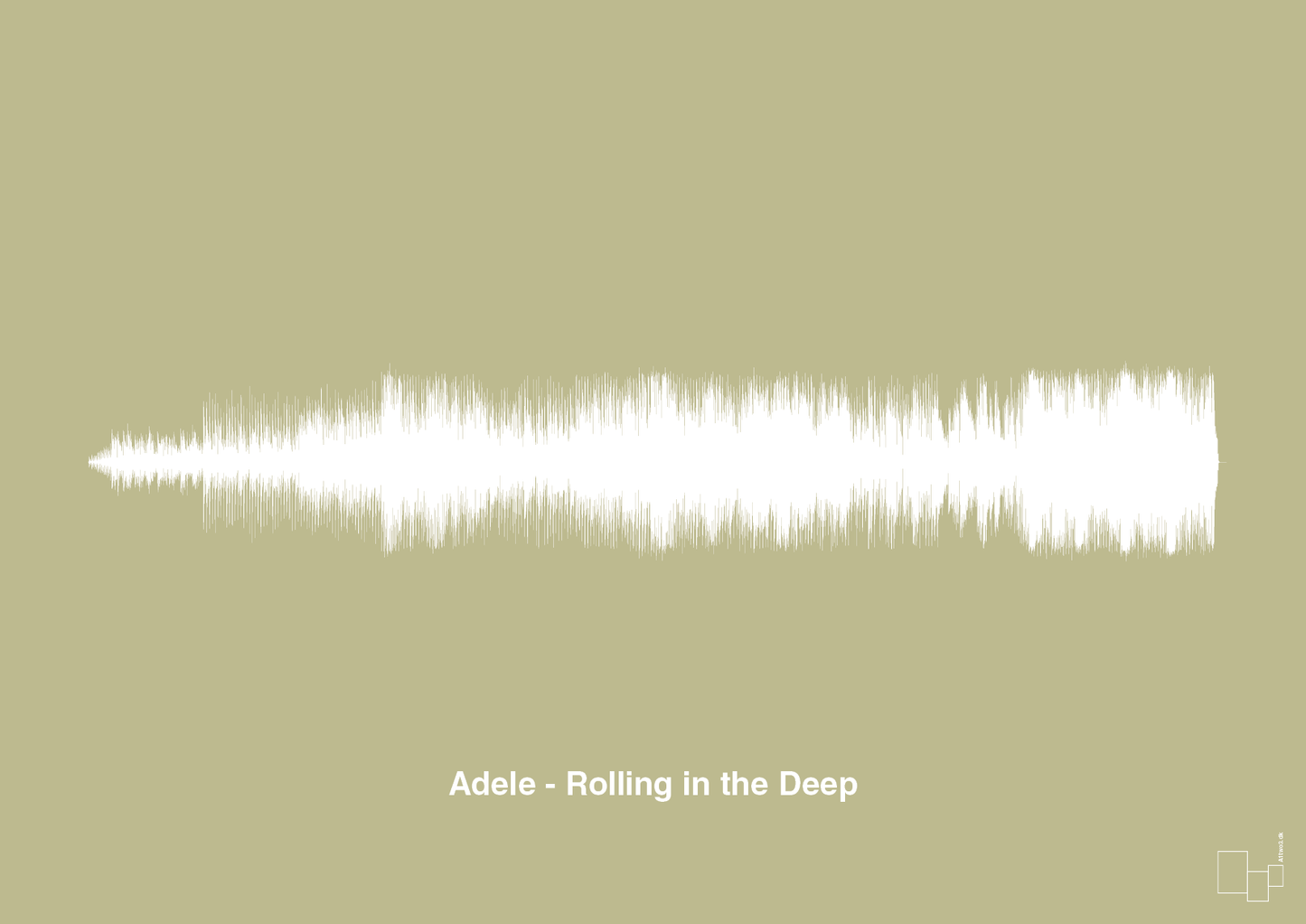 plakat: adele - rolling in the deep - back to nature-Soundwave-A1two3