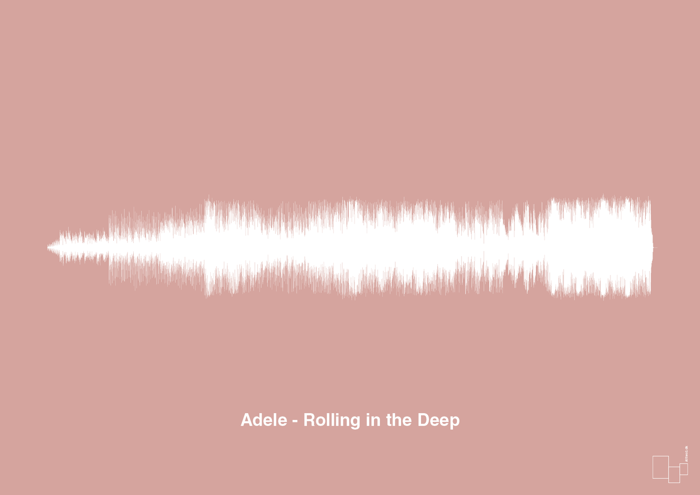 plakat: adele - rolling in the deep - bubble shell-Soundwave-A1two3