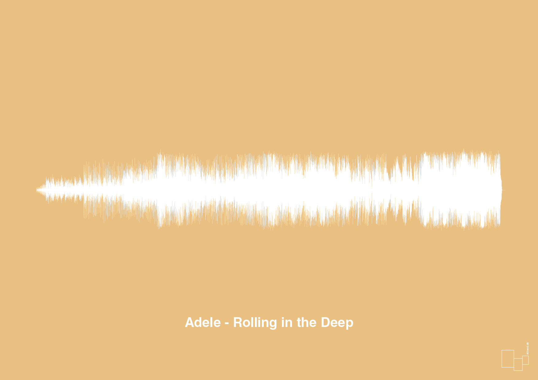 plakat: adele - rolling in the deep - charismatic-Soundwave-A1two3
