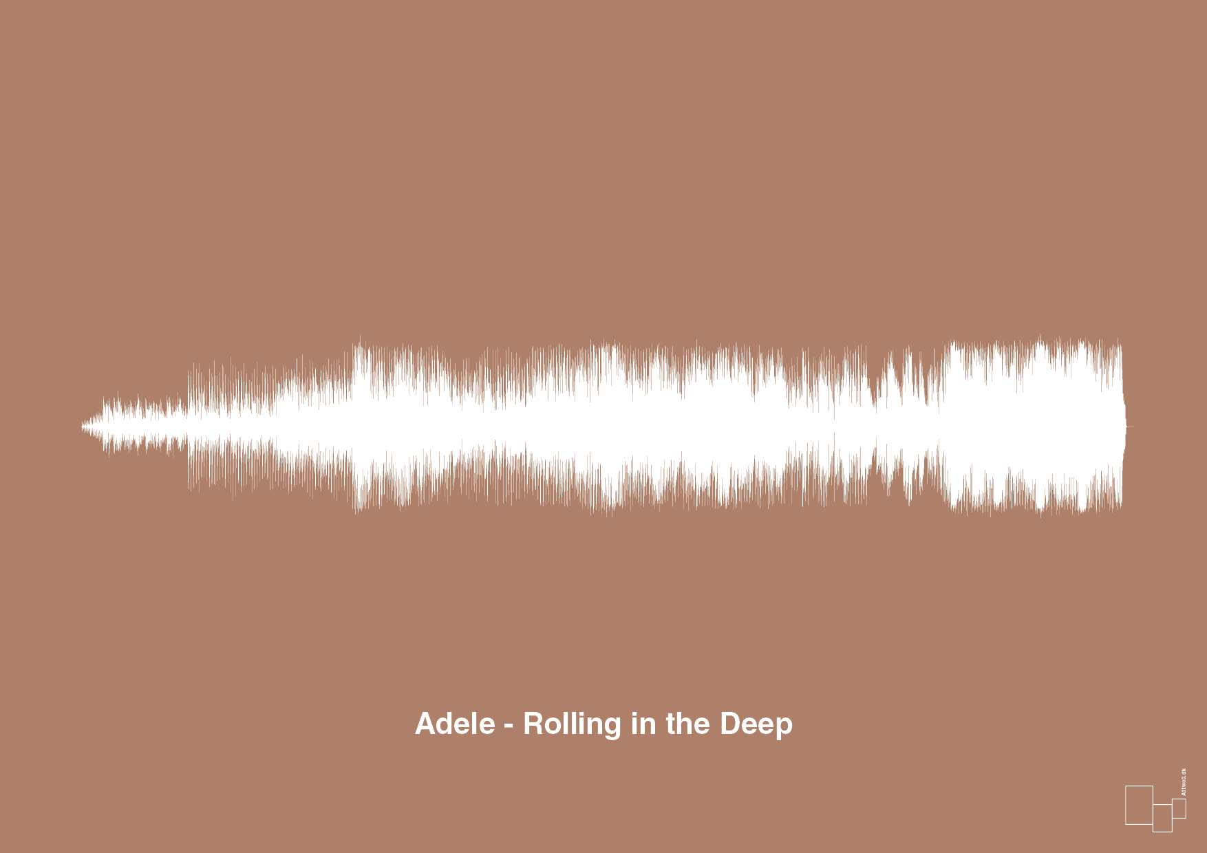 plakat: adele - rolling in the deep - cider spice-Soundwave-A1two3