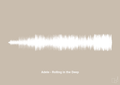plakat: adele - rolling in the deep - creamy mushroom-Soundwave-A1two3