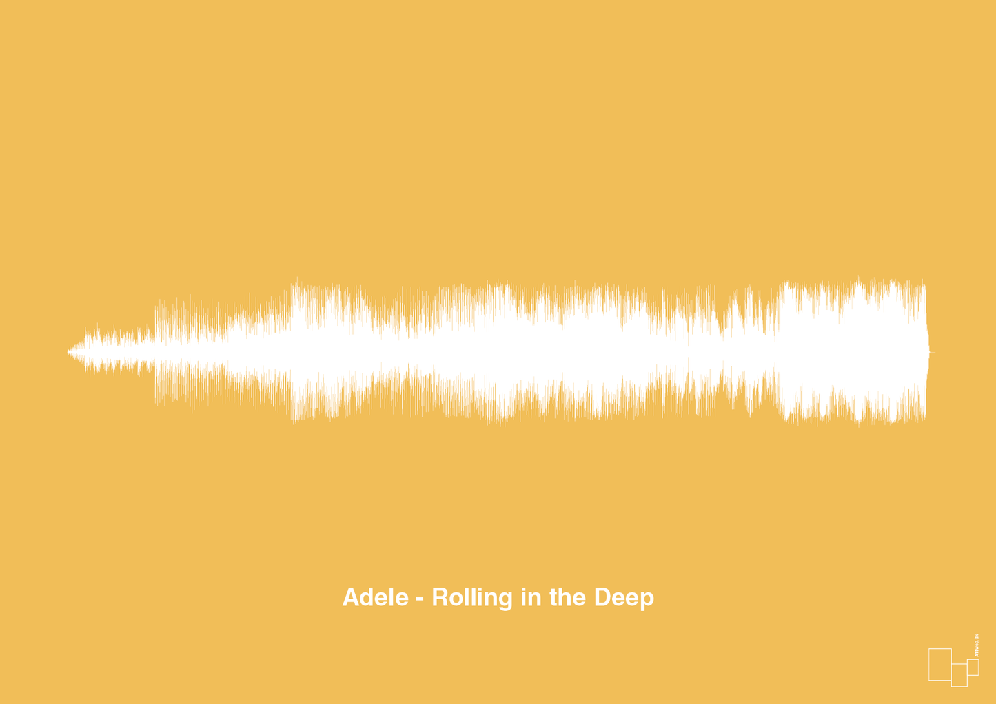plakat: adele - rolling in the deep - honeycomb-Soundwave-A1two3