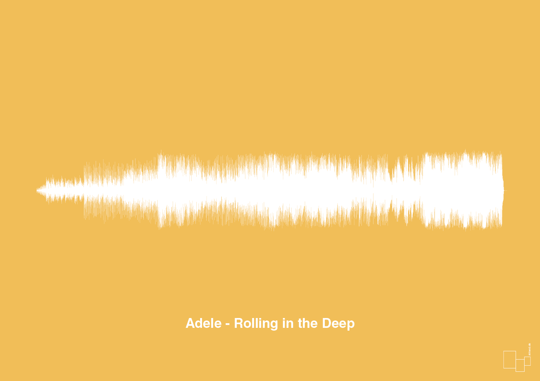 plakat: adele - rolling in the deep - honeycomb-Soundwave-A1two3