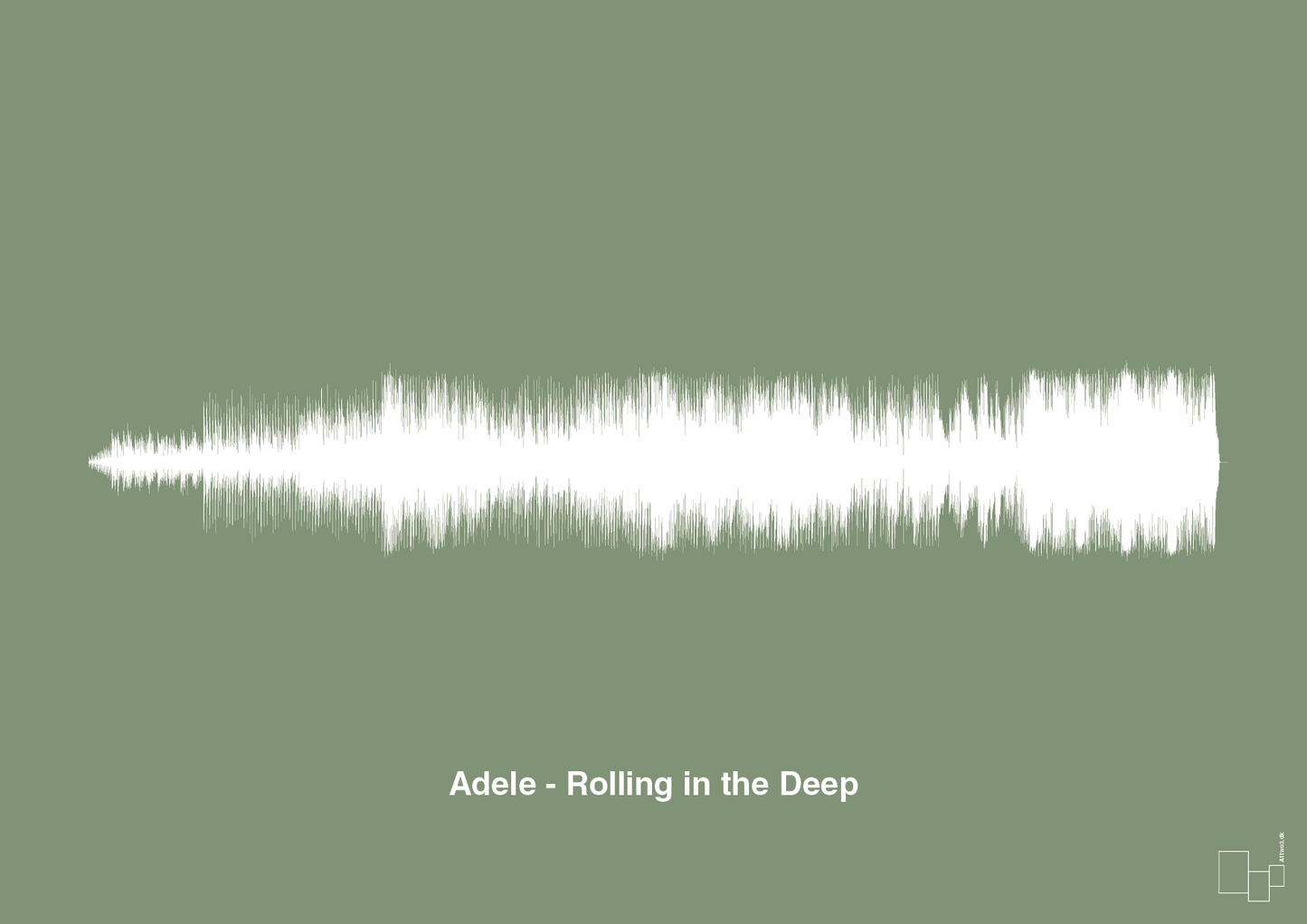 plakat: adele - rolling in the deep - jade-Soundwave-A1two3