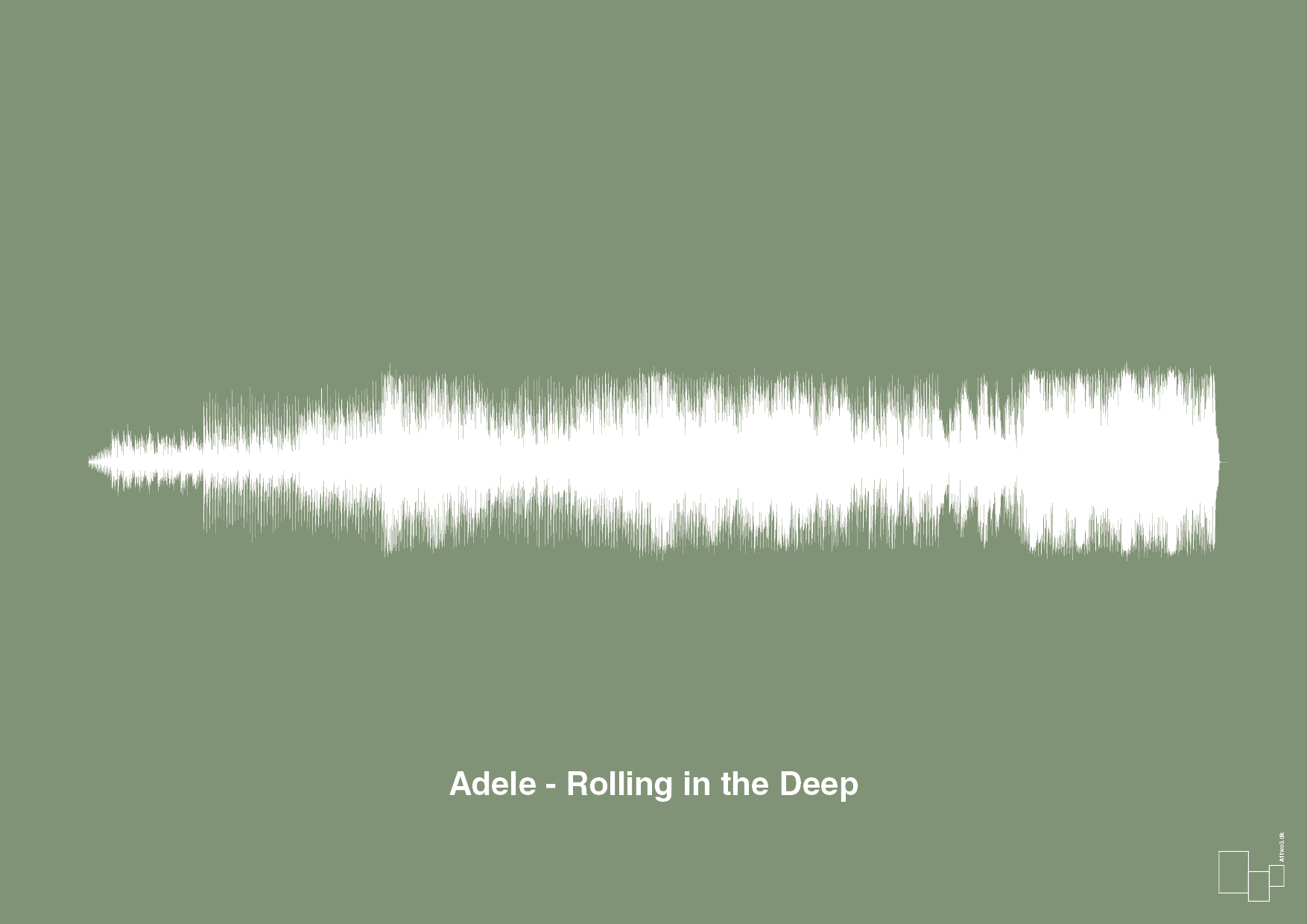 plakat: adele - rolling in the deep - jade-Soundwave-A1two3