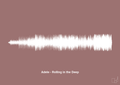 plakat: adele - rolling in the deep - plum-Soundwave-A1two3