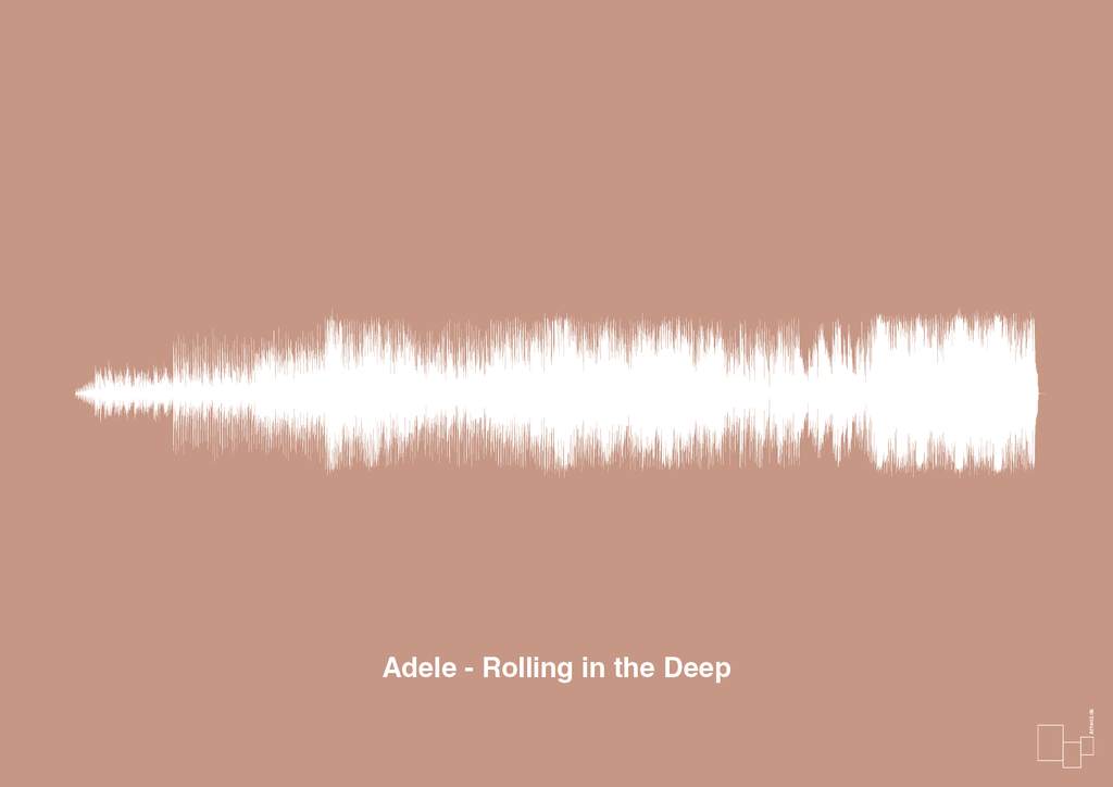plakat: adele - rolling in the deep - powder-Soundwave-A1two3