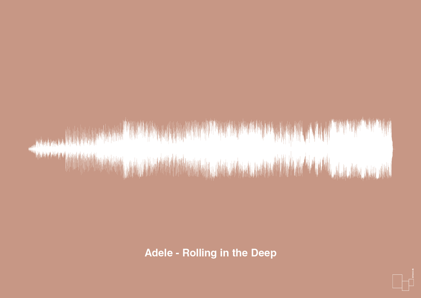 plakat: adele - rolling in the deep - powder-Soundwave-A1two3