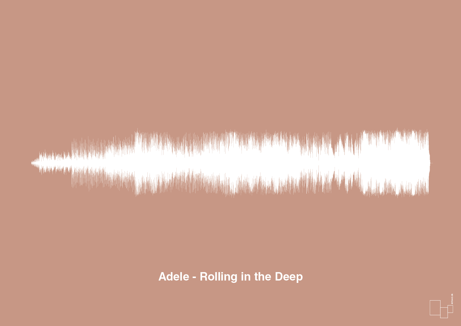 plakat: adele - rolling in the deep - powder-Soundwave-A1two3