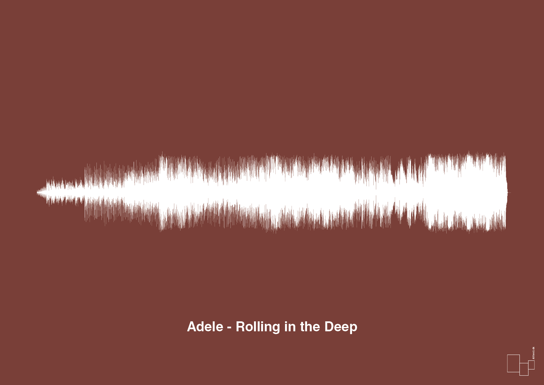 plakat: adele - rolling in the deep - red pepper-Soundwave-A1two3