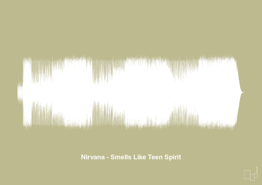 plakat: nirvana - smells like teen spirit - back to nature-Soundwave-A1two3