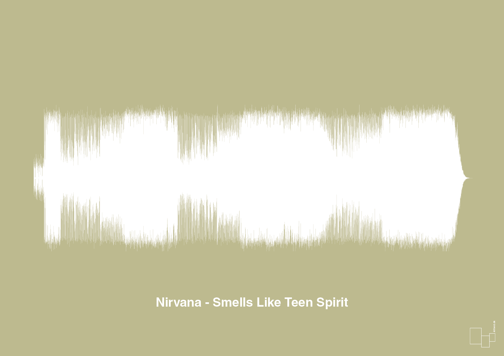 plakat: nirvana - smells like teen spirit - back to nature-Soundwave-A1two3