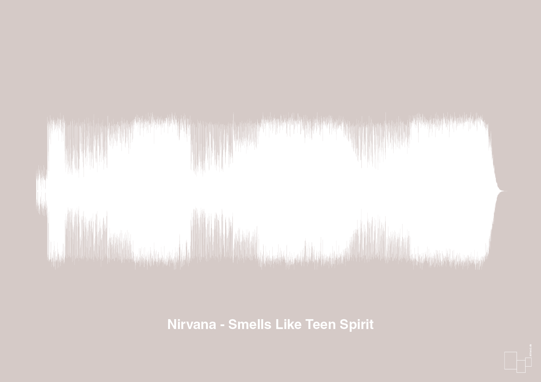 plakat: nirvana - smells like teen spirit - broken beige-Soundwave-A1two3