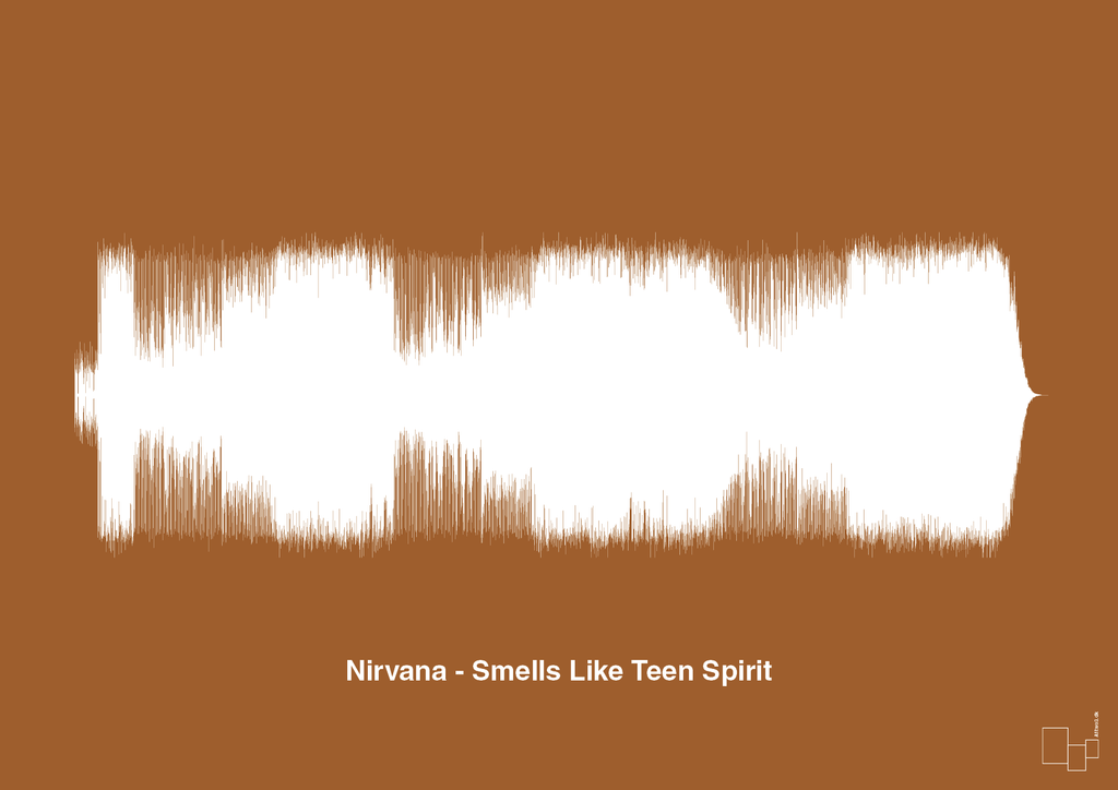 plakat: nirvana - smells like teen spirit - cognac-Soundwave-A1two3