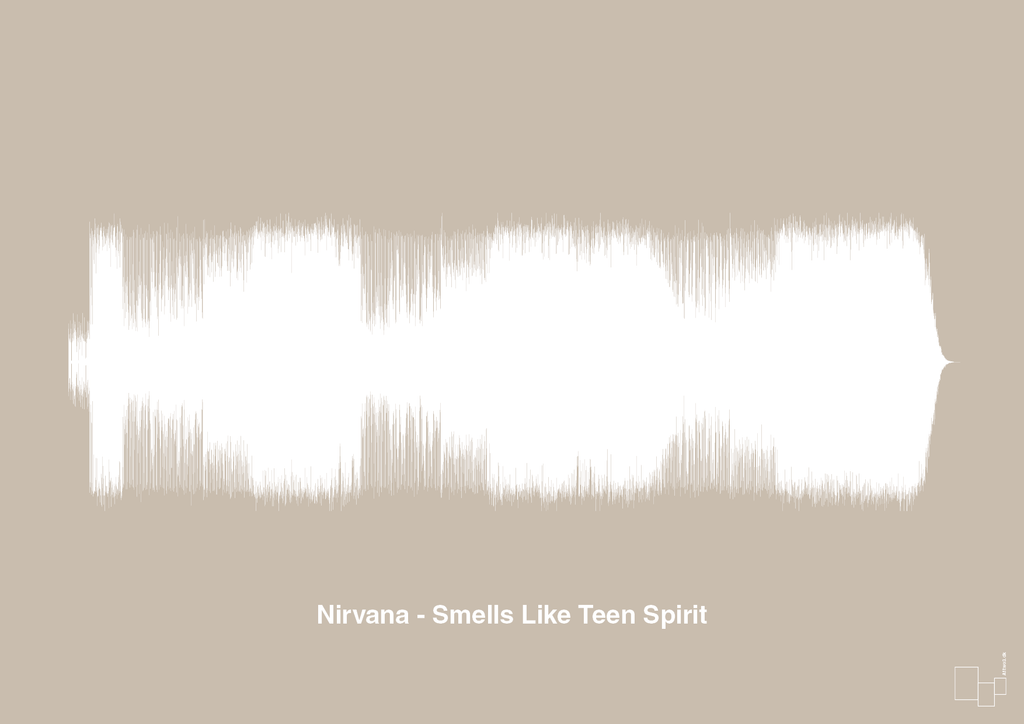 plakat: nirvana - smells like teen spirit - creamy mushroom-Soundwave-A1two3