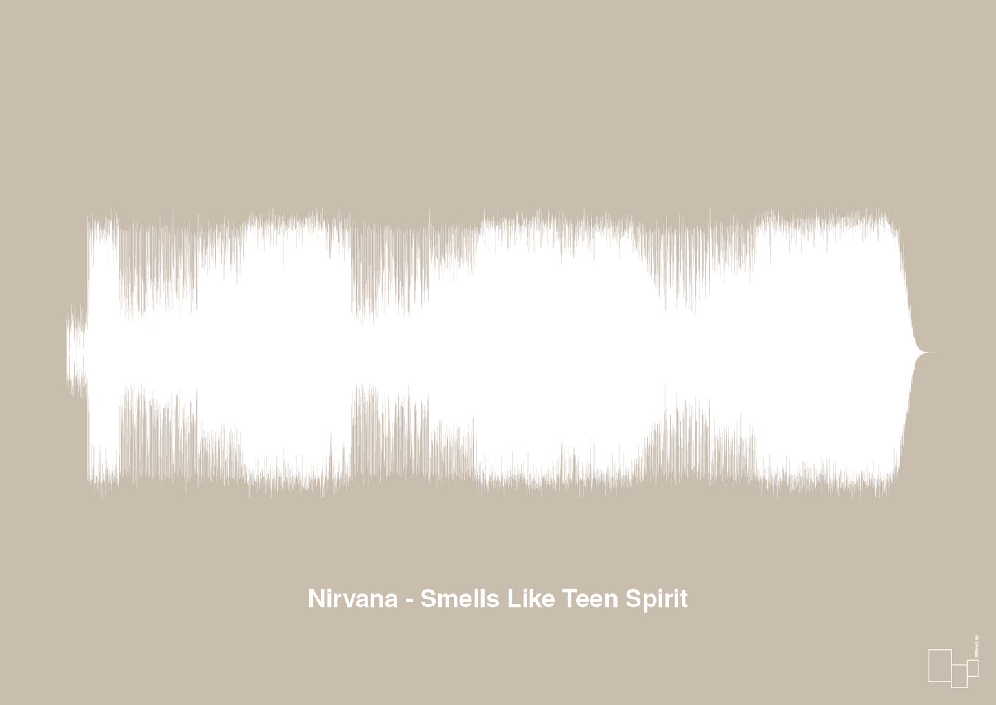 plakat: nirvana - smells like teen spirit - creamy mushroom-Soundwave-A1two3