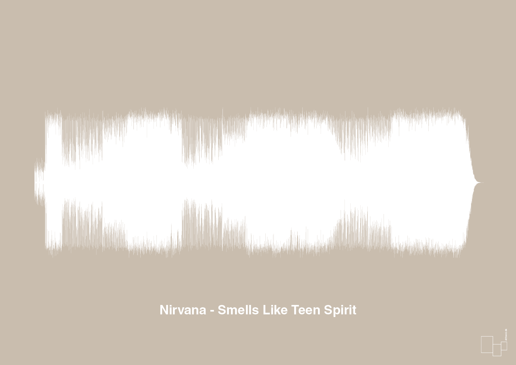 plakat: nirvana - smells like teen spirit - creamy mushroom-Soundwave-A1two3