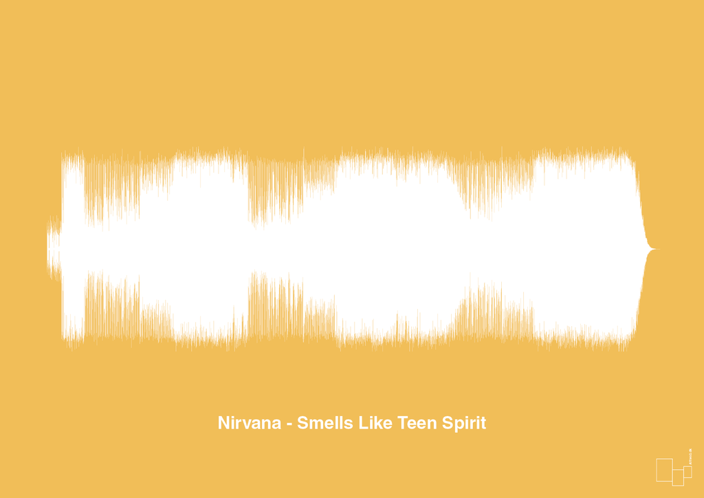 plakat: nirvana - smells like teen spirit - honeycomb-Soundwave-A1two3