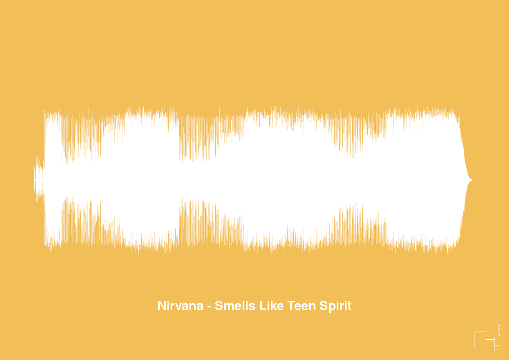 plakat: nirvana - smells like teen spirit - honeycomb-Soundwave-A1two3