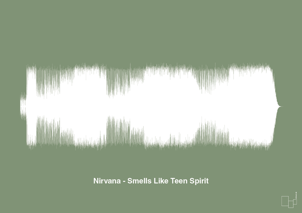 plakat: nirvana - smells like teen spirit - jade-Soundwave-A1two3