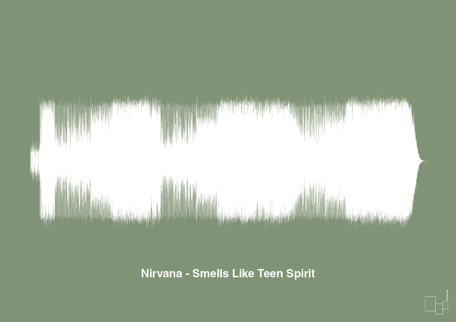plakat: nirvana - smells like teen spirit - jade-Soundwave-A1two3