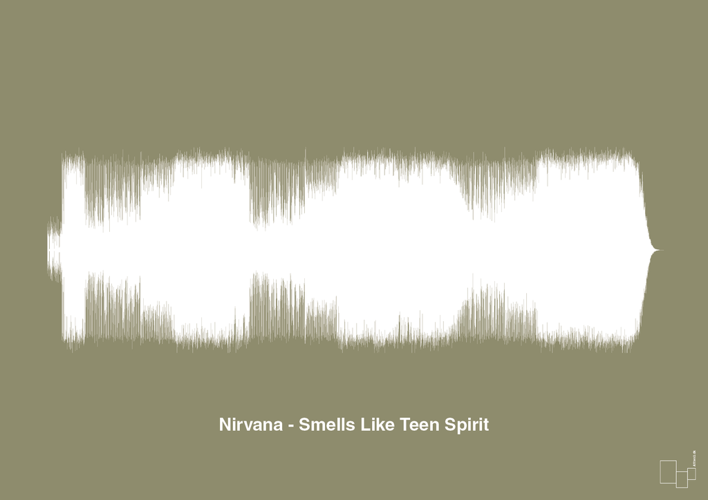 plakat: nirvana - smells like teen spirit - misty forrest-Soundwave-A1two3