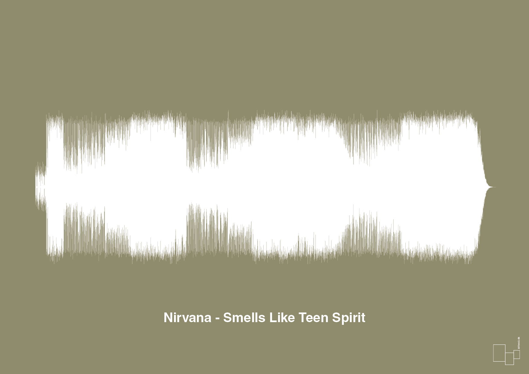 plakat: nirvana - smells like teen spirit - misty forrest-Soundwave-A1two3