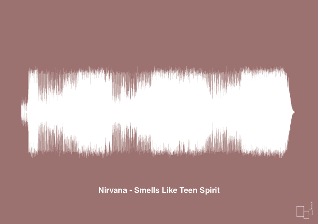 plakat: nirvana - smells like teen spirit - plum-Soundwave-A1two3