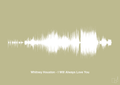 plakat: whitney houston - i will always love you - back to nature-Soundwave-A1two3