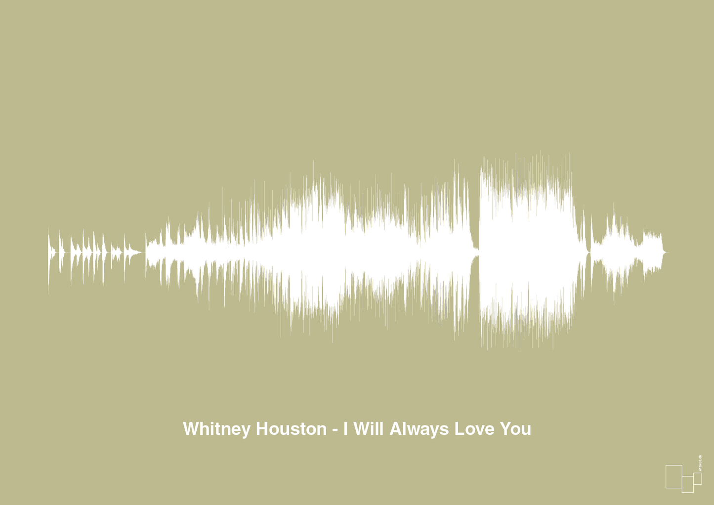 plakat: whitney houston - i will always love you - back to nature-Soundwave-A1two3