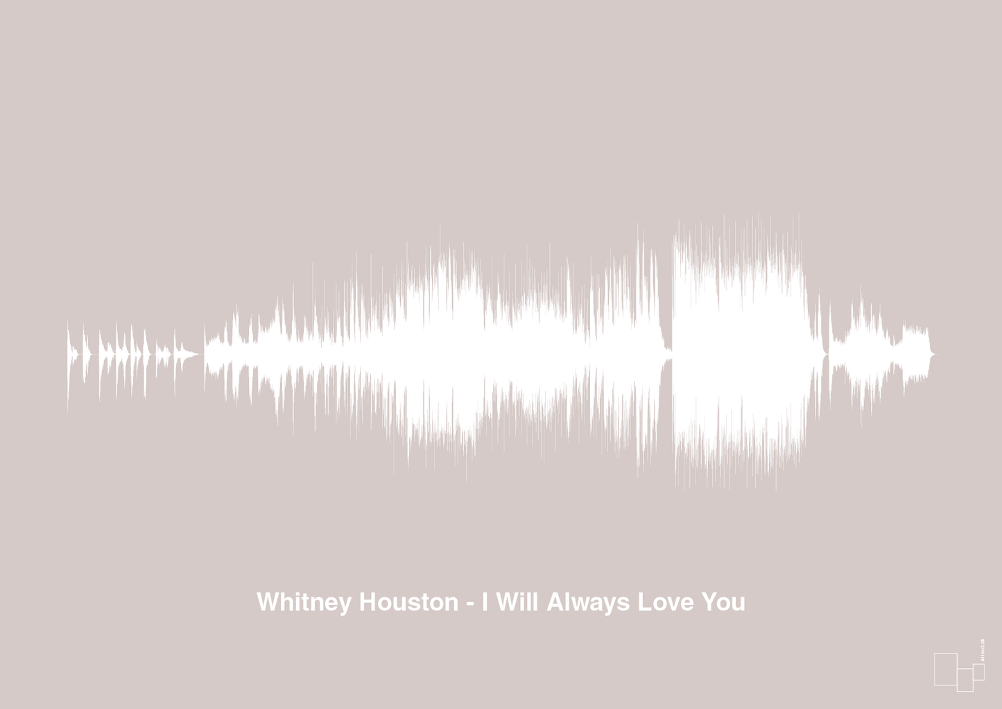 plakat: whitney houston - i will always love you - broken beige-Soundwave-A1two3