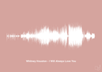 plakat: whitney houston - i will always love you - bubble shell-Soundwave-A1two3