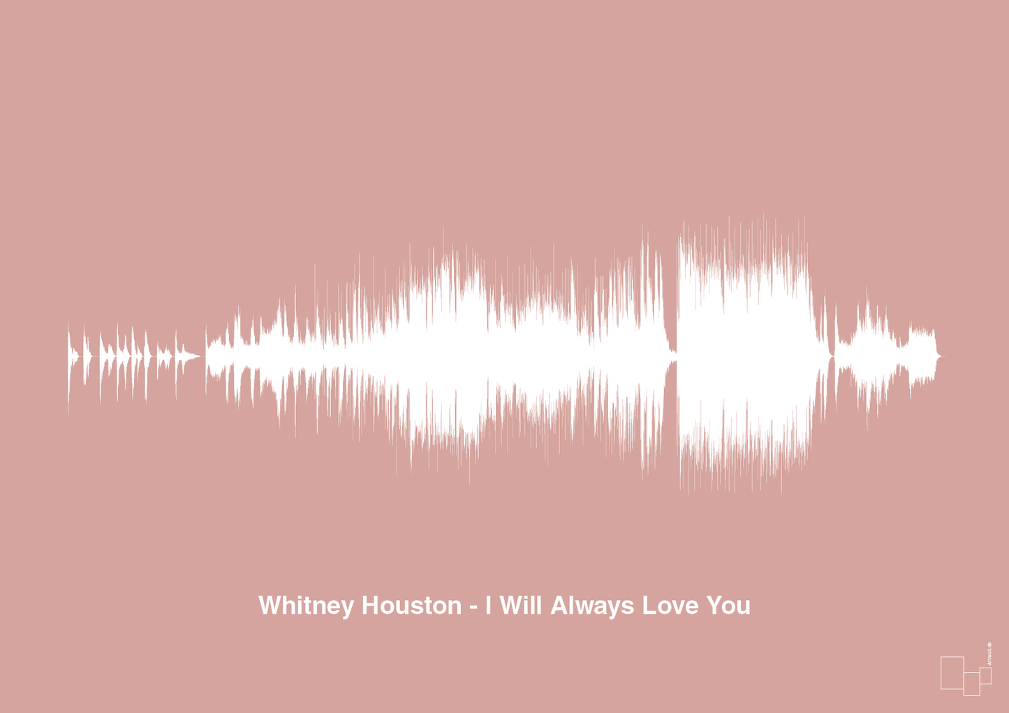 plakat: whitney houston - i will always love you - bubble shell-Soundwave-A1two3