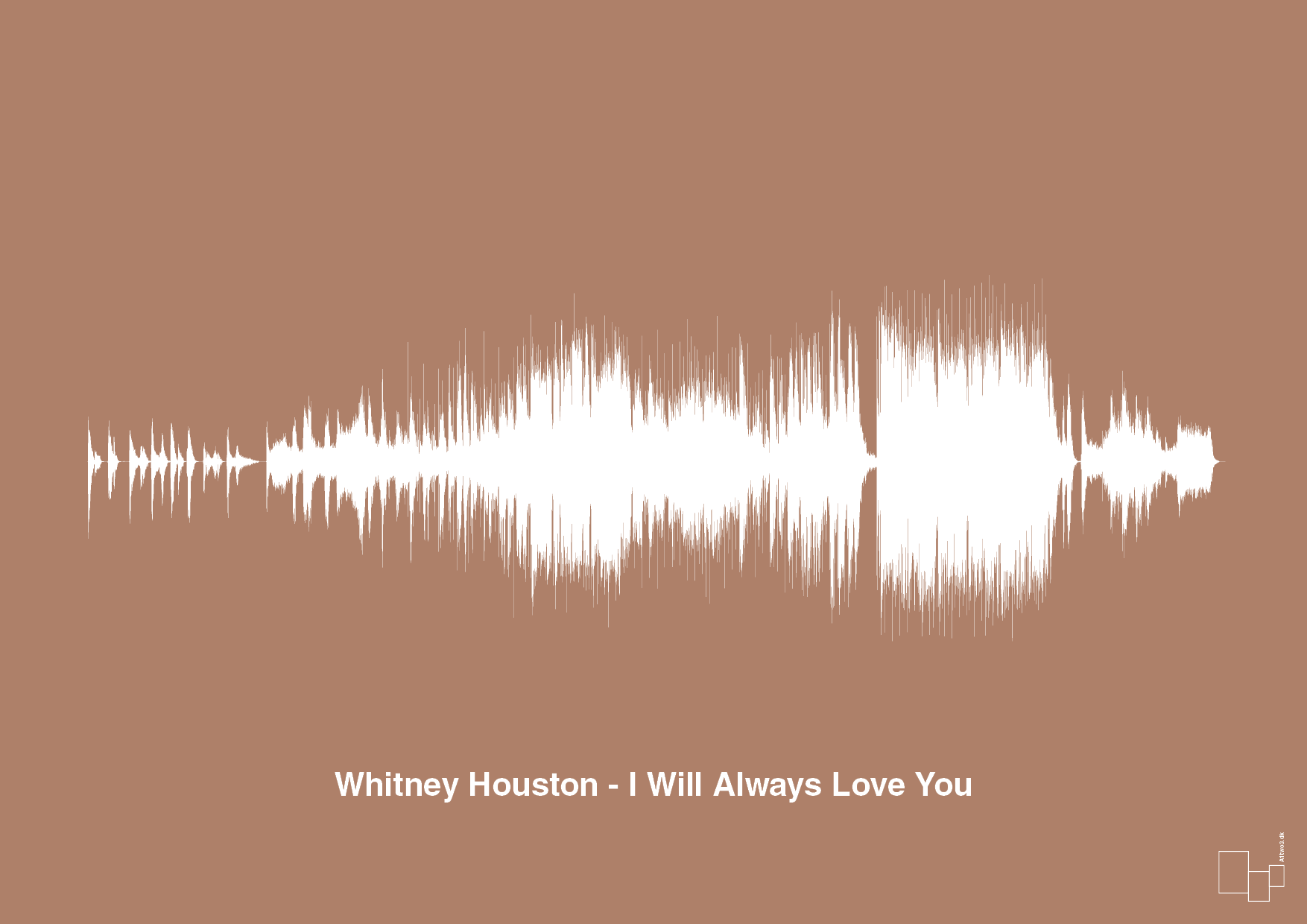 plakat: whitney houston - i will always love you - cider spice-Soundwave-A1two3