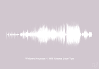 plakat: whitney houston - i will always love you