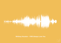 plakat: whitney houston - i will always love you - honeycomb-Soundwave-A1two3