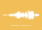 plakat: whitney houston - i will always love you - honeycomb-Soundwave-A1two3