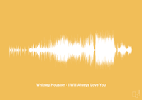 plakat: whitney houston - i will always love you