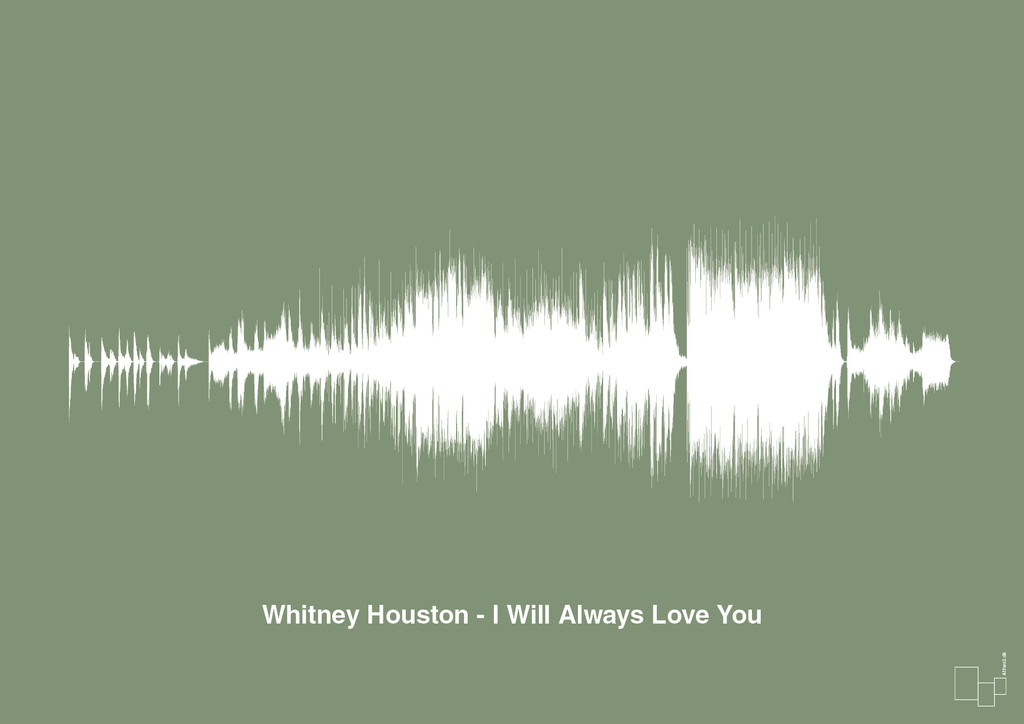 plakat: whitney houston - i will always love you - jade-Soundwave-A1two3