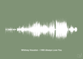 plakat: whitney houston - i will always love you - jade-Soundwave-A1two3