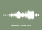 plakat: whitney houston - i will always love you - jade-Soundwave-A1two3